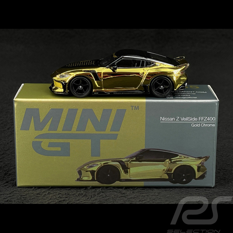Nissan Z400 Veilside FFZ400 2024 Gold Chrome 1/64 Mini GT MGT00985-L