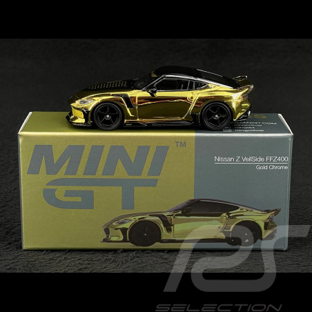 Nissan Z400 Veilside FFZ400 2024 Gold Chrome 1/64 Mini GT MGT00985-L