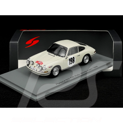 Porsche 911S T/R n° 198 Rallye Monte Carlo 1968 1/43 Spark S6609