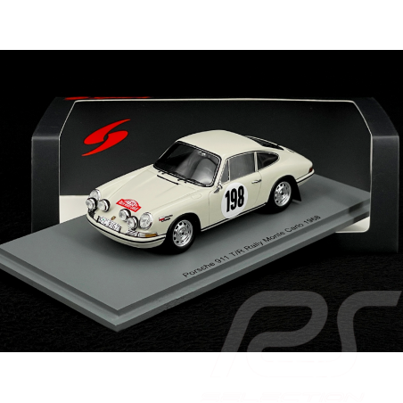 Porsche 911S T/R n° 198 Rallye Monte Carlo 1968 1/43 Spark S6609