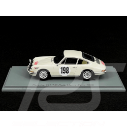 Porsche 911S T/R n° 198 Rally Monte Carlo 1968 1/43 Spark S6609