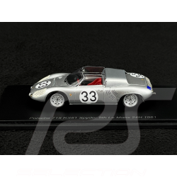 Porsche 718 Spyder RS61 n° 33 5ème 24h le Mans 1961 1/43 Spark S9732