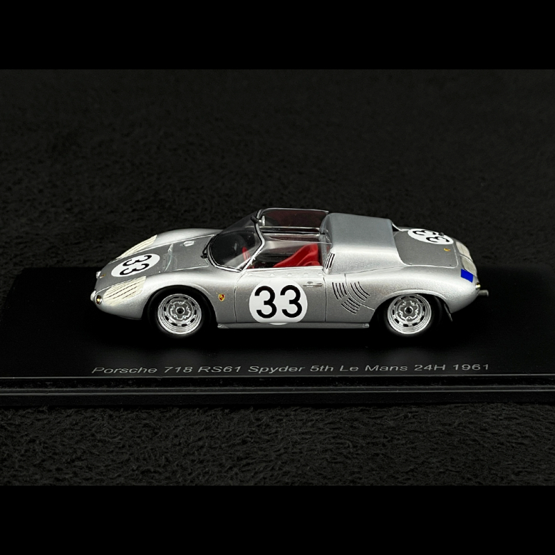 Porsche 718 Spyder RS61 n° 33 5th 24h le Mans 1961 1/43 Spark S9732