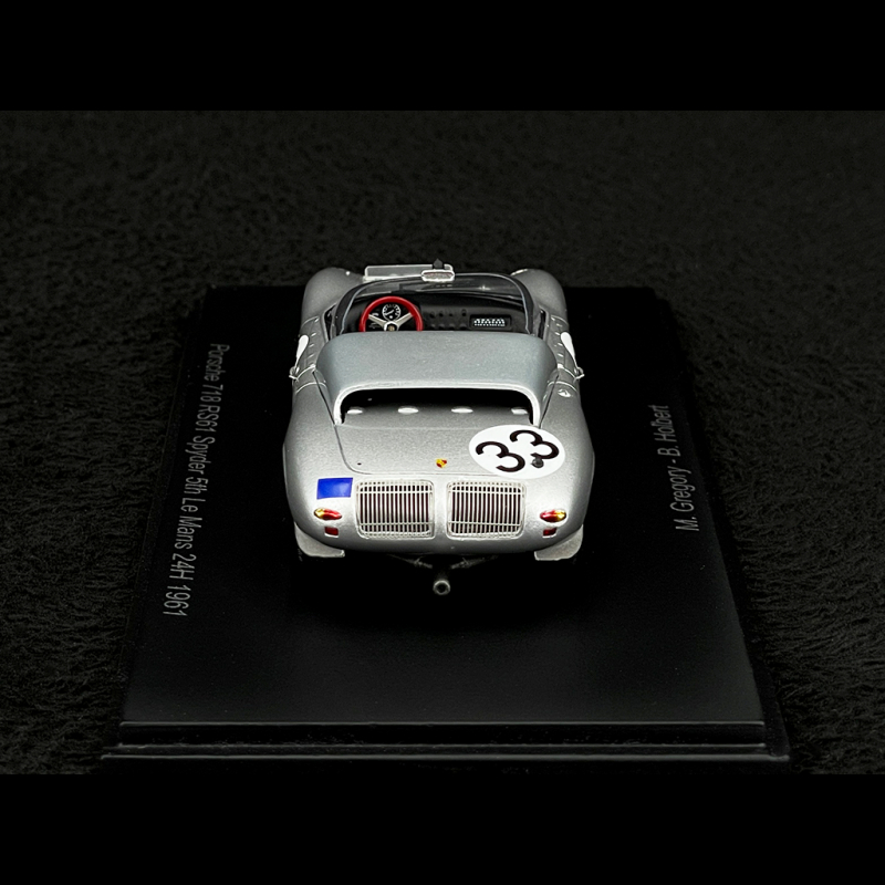 Porsche 718 Spyder RS61 n° 33 5th 24h le Mans 1961 1/43 Spark S9732