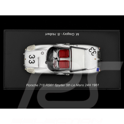 Porsche 718 Spyder RS61 n° 33 5. 24h le Mans 1961 1/43 Spark S9732