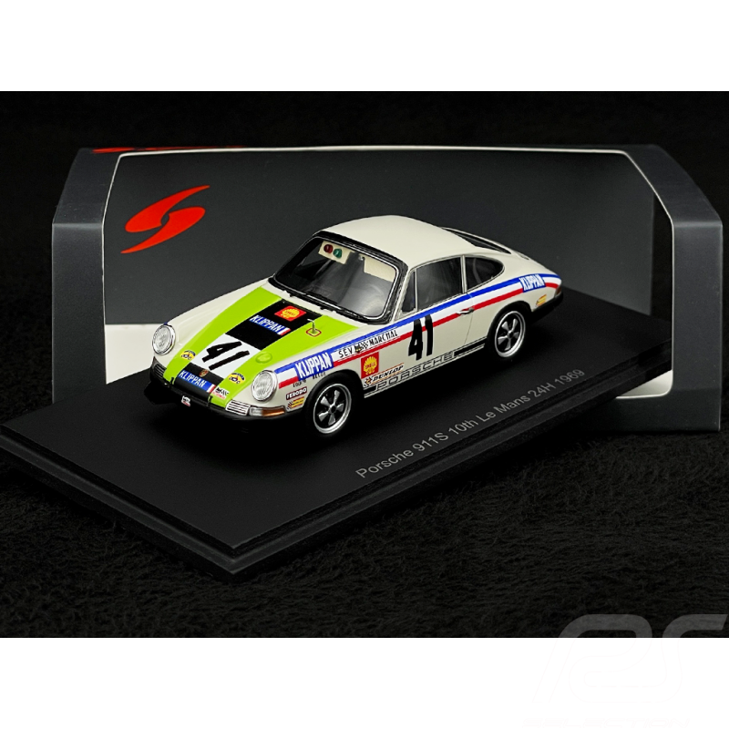 Porsche 911S n° 41 Vainqueur 24h le Mans 1969 1/43 Spark S9742