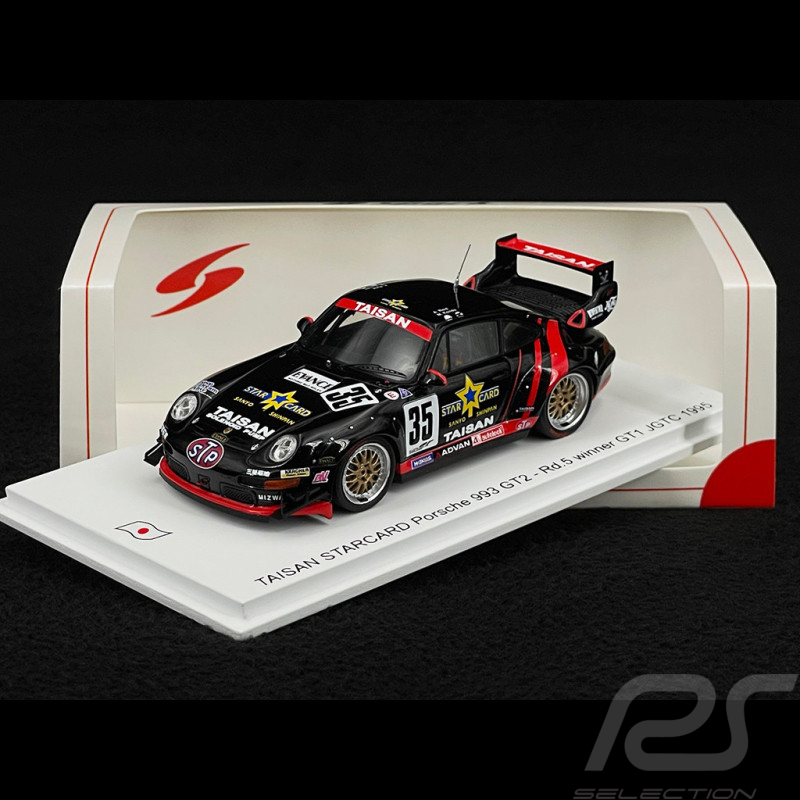 Porsche 911 GT2 Type 993 n° 35 Taisan Starcard Winner GT1 JGTC 1995 1/43 Spark SJ154