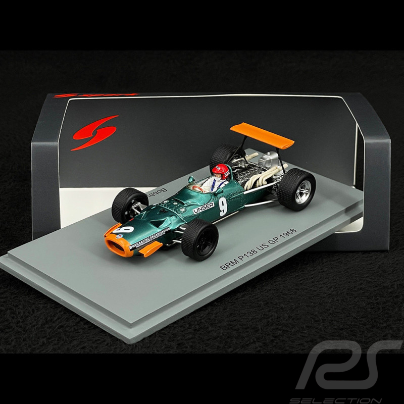 Bobby Unser BRM P138 n° 9 US GP F1 1968 1/43 Spark S5704