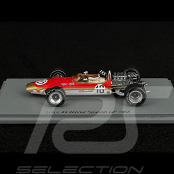 Graham Hill Lotus 49 n° 10 Vainqueur GP Espagne F1 1968 1/43 Spark S4829