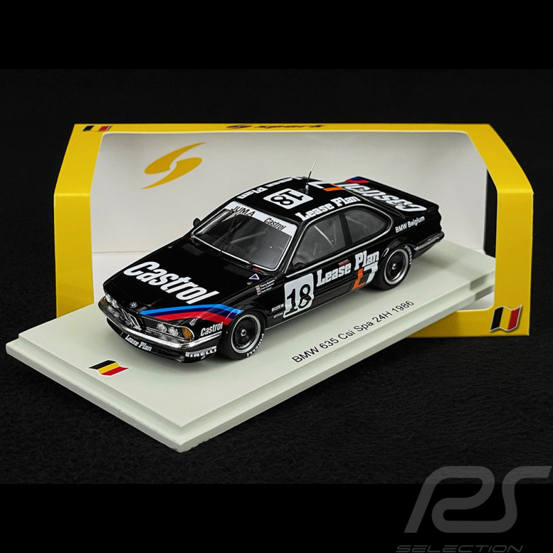 BMW 635 Csi n° 18 24h Spa 1986 1/43 Spark SB669