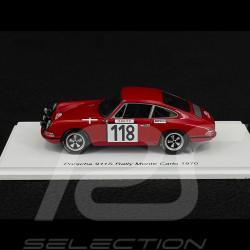 Porsche 911S n° 118 Rallye Monte Carlo 1970 1/43 Spark S6606