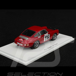 Porsche 911S n° 118 Rallye Monte Carlo 1970 1/43 Spark S6606