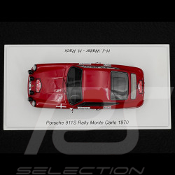 Porsche 911S n° 118 Rally Monte Carlo 1970 1/43 Spark S6606
