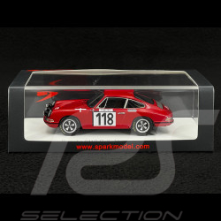 Porsche 911S n° 118 Rally Monte Carlo 1970 1/43 Spark S6606
