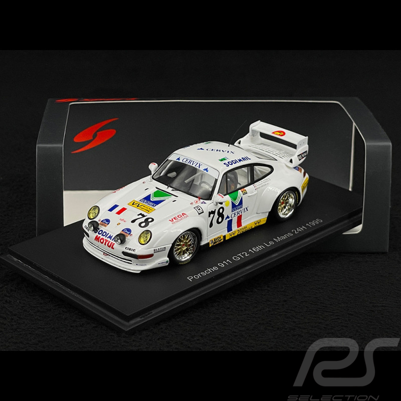 Porsche 911 GT2 Type 993 n° 78 5th 24h le Mans 1995 1/43 Spark S9898