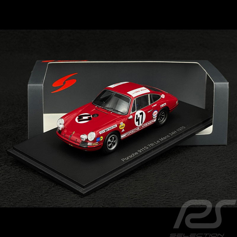 Porsche 911S n° 47 24h le Mans 1970 1/43 Spark S9752