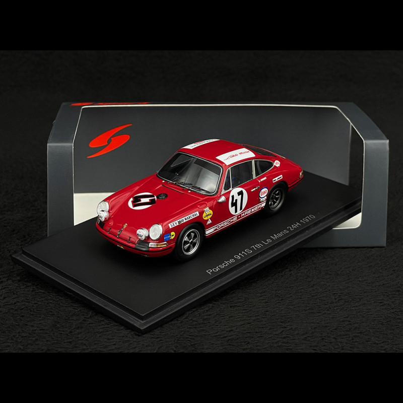 Porsche 911S n° 47 24h le Mans 1970 1/43 Spark S9752