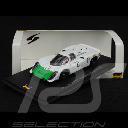 Porsche 908 n° 2 Vainqueur 1000km Nürburgring 1968 Jo Siffert 1/43 Spark SG821