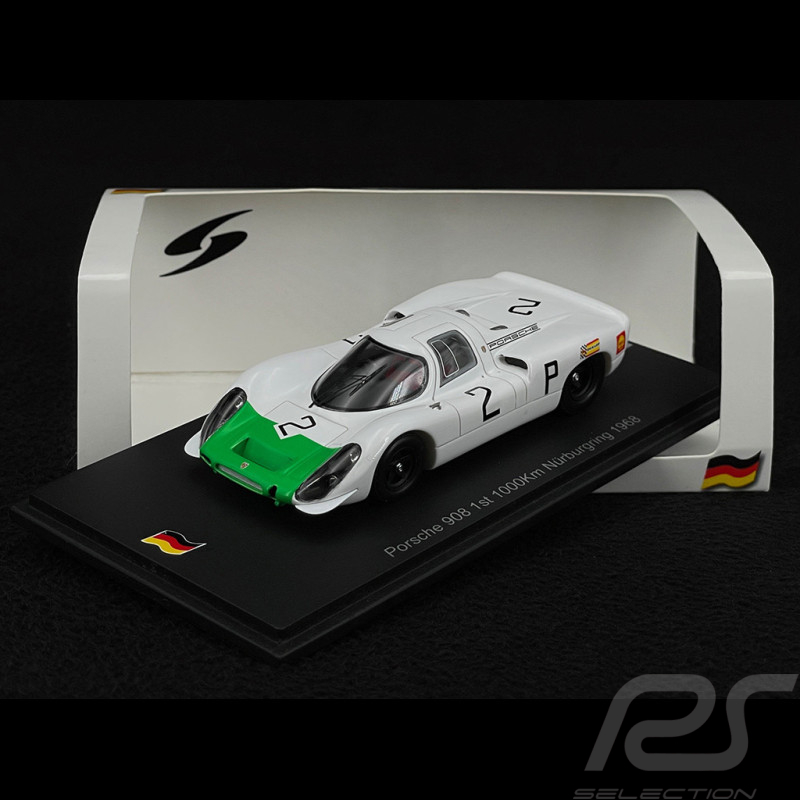 Porsche 908 n° 2 Sieger 1000km Nürburgring 1968 Jo Siffert 1/43 Spark SG821