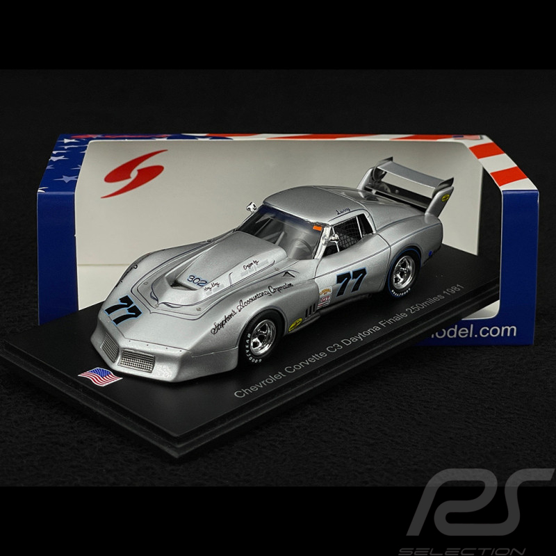 Chevrolet Corvette C3 n° 77 Daytona 205 miles 1981 1/43 Spark US188
