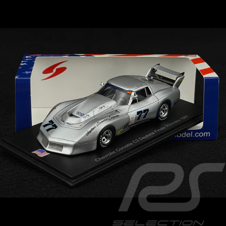Chevrolet Corvette C3 n° 77 Daytona 205 miles 1981 1/43 Spark US188