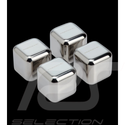 Set mit 4 Porsche Eiswürfeln Silber WAP0500100TEWS