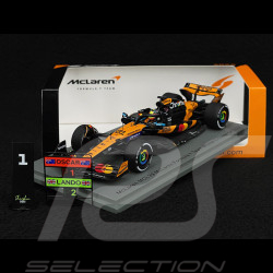 Oscar Piastri McLaren MCL39 n° 81 Sieger GP China 2025 Mit Boxentafel 1/43 Spark S9580