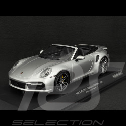 Porsche 911 Turbo S Cabriolet type 992 GT Silber 2020 1/18 Minichamps 155069082