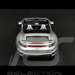 Porsche 911 Turbo S Cabriolet type 992 GT Silber 2020 1/18 Minichamps 155069082
