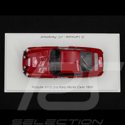 Porsche 911S n° 31 2nd Rally Monte Carlo 1969 1/43 Spark S5581
