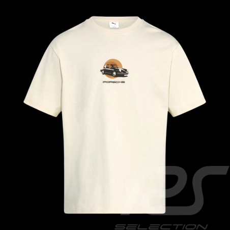 T-shirt Porsche 911 Targa 60 ans Puma Beige WAP110T60Y
