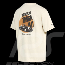 Porsche 911 T-shirt Targa 60 ans Puma Beige WAP110T60Y