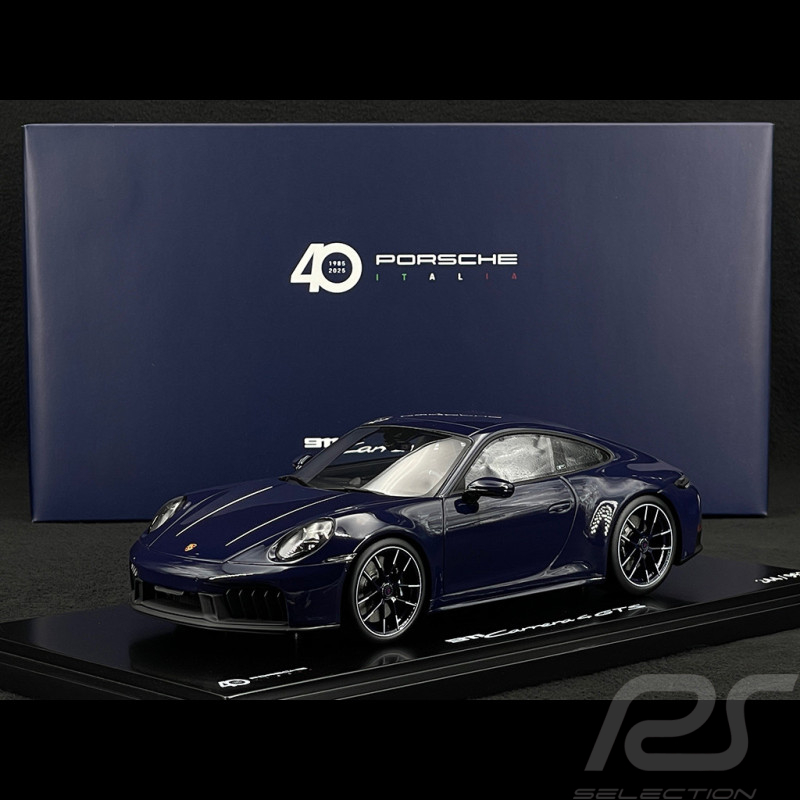 Porsche 911 Carrera 4 GTS Typ 992.2 2024 40 Jahre Italien Enzianblau 1/18 Spark WAP0210560TGTS