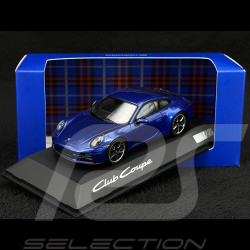 Porsche 911 Carrera T Type 922.2 Club Coupe 2024 70 years of Porsche Club America Sholar Blue Metallic 1/43 Spark WAP0200650TPCA