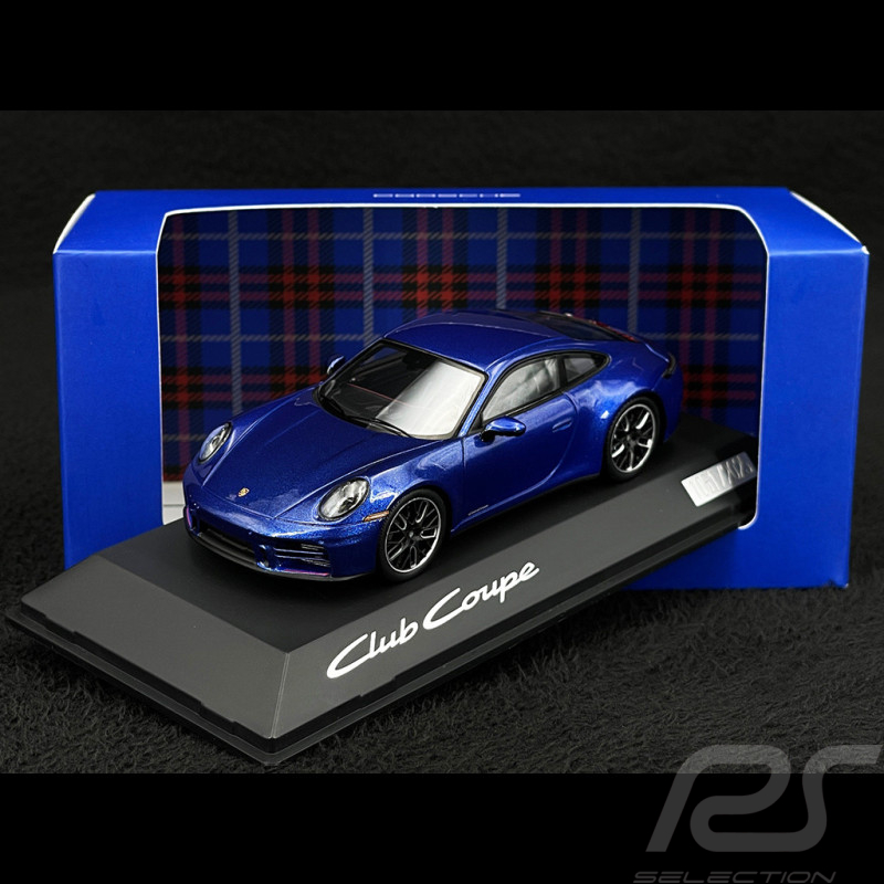 Porsche 911 Carrera T Type 922.2 Club Coupe 2024 70 years of Porsche Club America Sholar Blue Metallic 1/43 Spark WAP0200650TPCA