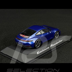Porsche 911 Carrera T Type 922.2 Club Coupe 2024 70 years of Porsche Club America Sholar Blue Metallic 1/43 Spark WAP0200650TPCA