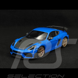 Porsche 718 Cayman GT4 RS Weissach Package 2024 Hai-Blau 1/18 Minichamps 110062121