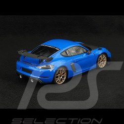 Porsche 718 Cayman GT4 RS Weissach Package 2024 Hai-Blau 1/18 Minichamps 110062121
