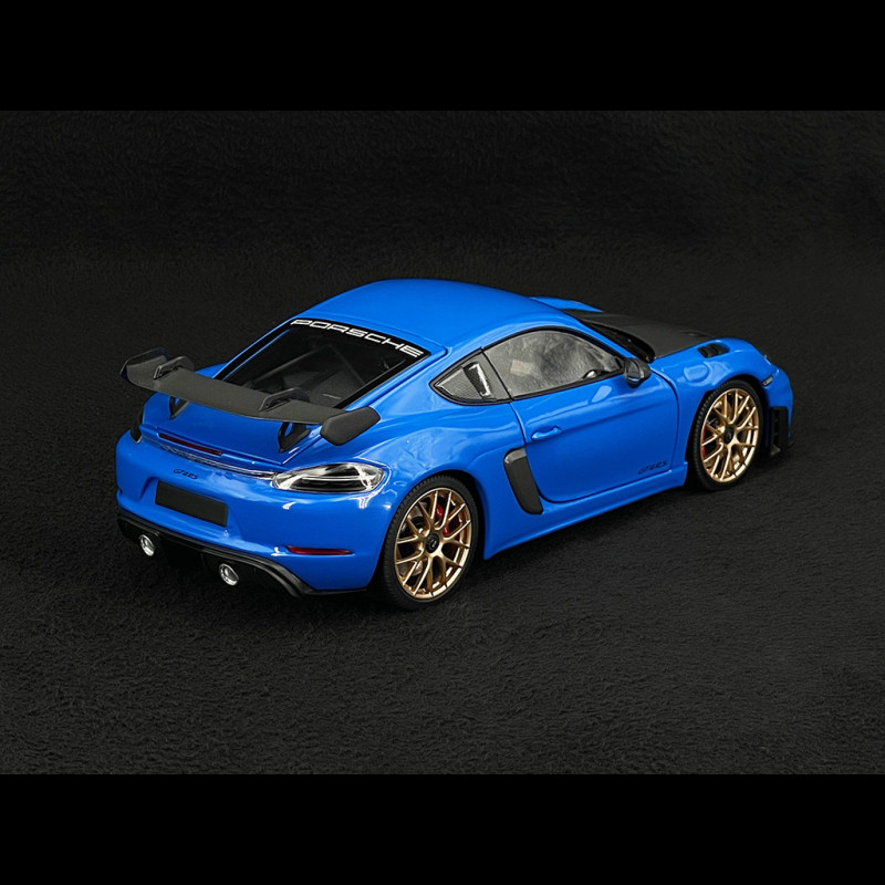 Porsche 718 Cayman GT4 RS Weissach Package 2024 Shark Blue 1/18