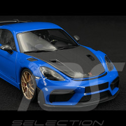 Porsche 718 Cayman GT4 RS Weissach Package 2024 Shark Blue 1/18 Minichamps 110062121