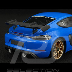 Porsche 718 Cayman GT4 RS Weissach Package 2024 Shark Blue 1/18 Minichamps 110062121