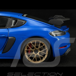 Porsche 718 Cayman GT4 RS Weissach Package 2024 Shark Blue 1/18 Minichamps 110062121