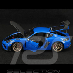 Porsche 718 Cayman GT4 RS Weissach Package 2024 Bleu Requin 1/18 Minichamps 110062121