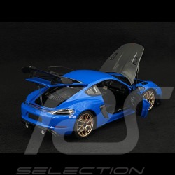 Porsche 718 Cayman GT4 RS Weissach Package 2024 Hai-Blau 1/18 Minichamps 110062121