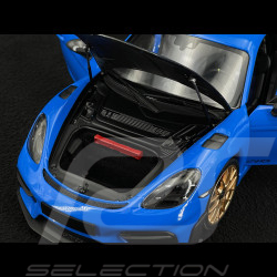 Porsche 718 Cayman GT4 RS Weissach Package 2024 Shark Blue 1/18 Minichamps 110062121