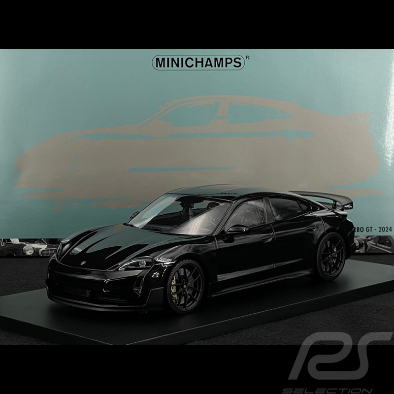 Porsche Taycan Turbo GT 2024 Black 1/18 Minichamps 117069402