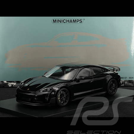 Porsche Taycan Turbo GT 2024 Black 1/18 Minichamps 117069402