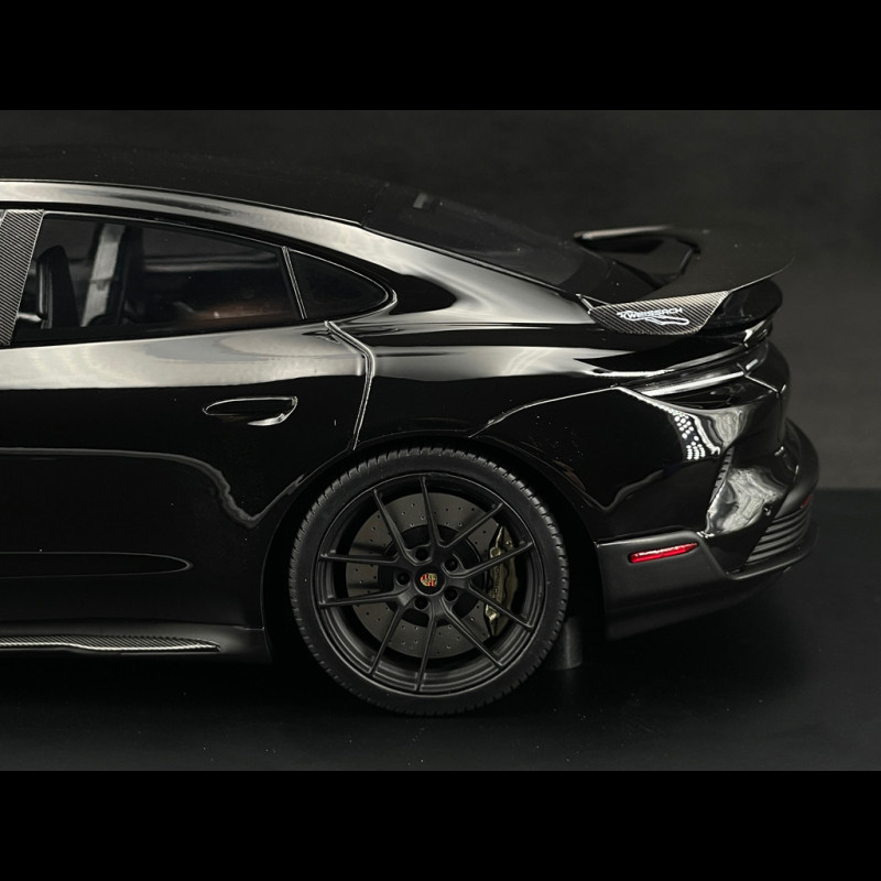 Porsche Taycan Turbo GT 2024 Weissach Package Black 1/18