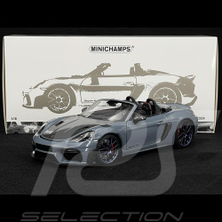 Porsche 718 Syder RS Weissach Package 2024 Arktisgrau 1/18 Minichamps 110063130