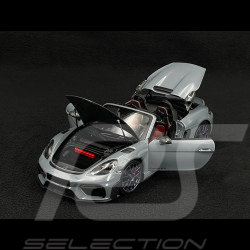 Porsche 718 Syder RS Weissach Package 2024 Arktisgrau 1/18 Minichamps 110063130